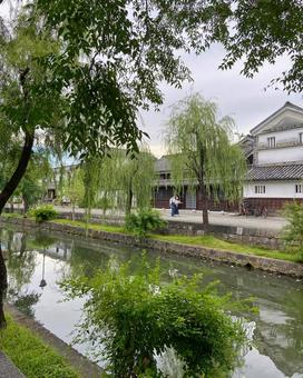 倉敷美観地区の静かな風景 倉敷美観地区の静かな風景 倉敷,岡山,美観地区の写真素材