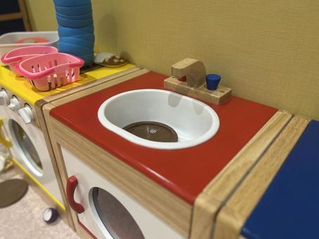子供用のキッチンのおもちゃ 子供,おもちゃ,キッチンの写真素材