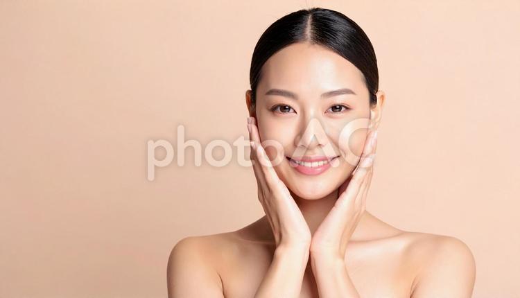 若くて美しい日本人女性のポートレート 女性,日本人,美容の写真素材