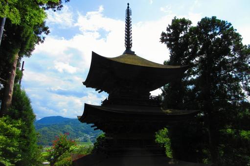 長野県-大法寺-国宝-三重塔 長野県-大法寺-国宝-三重塔の写真