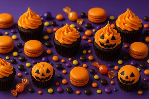 ハロウィンのお菓子 ハロウィンのお菓子の写真