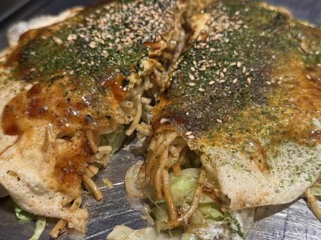 広島 お好み焼き 広島 お好み焼き 広島,お好み焼き,中身の写真素材