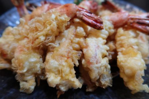 自家製えび天（アップ） 天ぷら,エビ,海老の写真素材