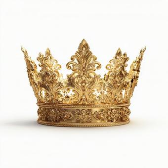豪華絢爛な金の王冠：権力と栄光の象徴の写真