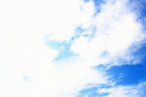 秋の青空 秋の青空の写真