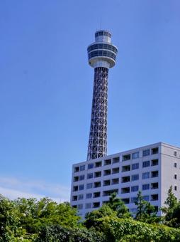 横浜 マリンタワー 横浜 マリンタワー マリンタワー,空,塔の写真素材