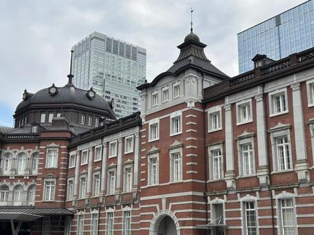 東京駅 東京,東京駅,赤レンガの写真素材