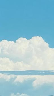 夏の空 縦16:9 夏の空 縦16:9の写真