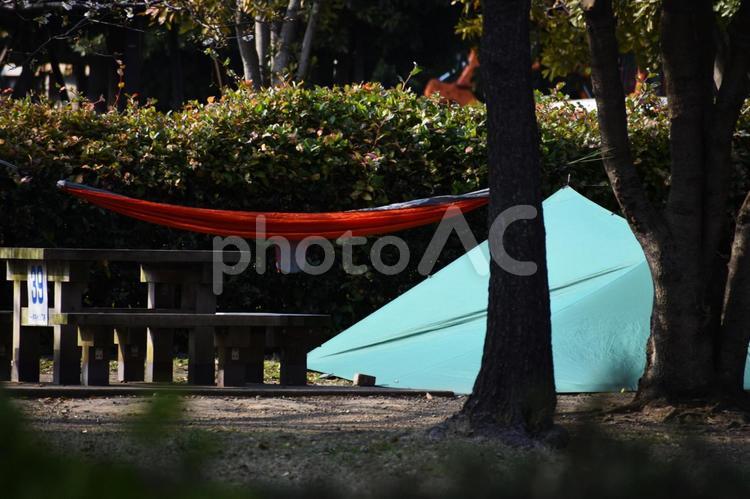 城南島海浜公園キャンプ場 城南島海浜公園キャンプ場,城南島,東京都の写真素材