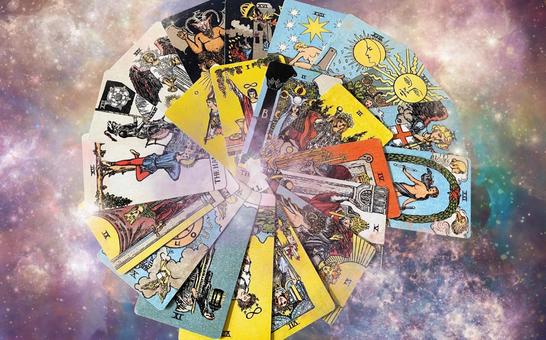 人生の旅路　大アルカナ２２枚 タロットカード,大アルカナ,タロットの写真素材