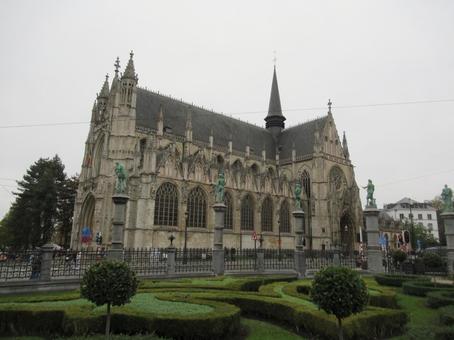 Photo, notre dame du sablon, belgium, capital, 