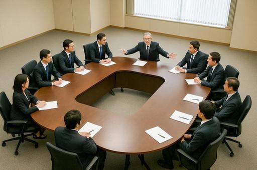 経営戦略会議の写真