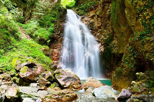Photo, sanzu waterfall, waterfall, water, 