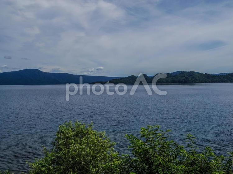 【秋田県】小坂町・十和田湖 十和田湖,小坂町,湖畔の写真素材