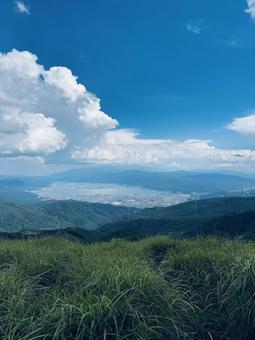 夏の諏訪湖 夏の諏訪湖の写真