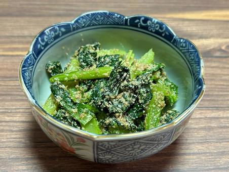 小松菜の胡麻和え 小松菜,胡麻和え,小松菜の胡麻和えの写真素材