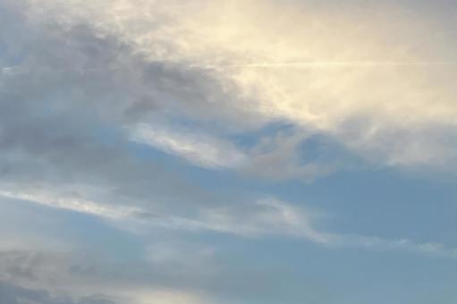 夕方の空 夕方の空の写真