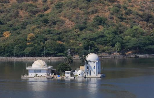 インド　ウダイプルの古い天文観測所 天文観測所,天文観測,天文学の写真素材