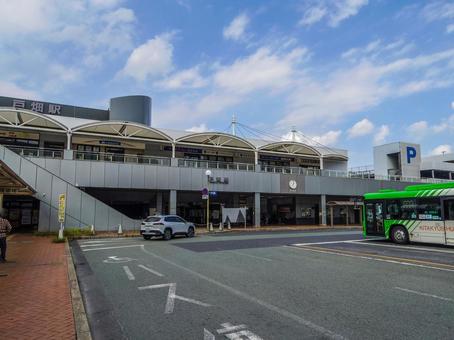 【福岡県】北九州市・戸畑駅南口 戸畑駅,戸畑駅南口,北九州市の写真素材