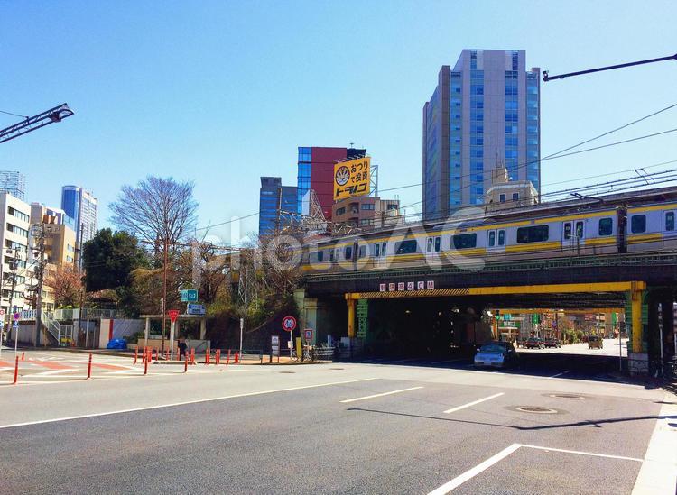 東京風景・飯田橋 飯田橋,飯田橋駅,駅の写真素材