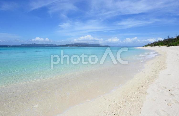 沖縄の美しい海の風景 日本,沖縄,海の写真素材