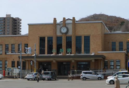 小樽市函館本線JR小樽駅駅舎 小樽市函館本線JR小樽駅駅舎 小樽駅,駅舎,レトロ駅舎の写真素材
