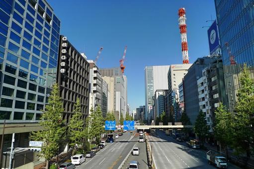 昭和通り 銀座7丁目 昭和通り 銀座7丁目 昭和通り,銀座,銀座7丁目の写真素材