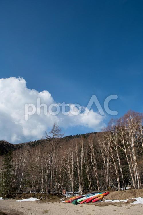 菅沼　キャンプ村　群馬県 風景,自然,菅沼の写真素材