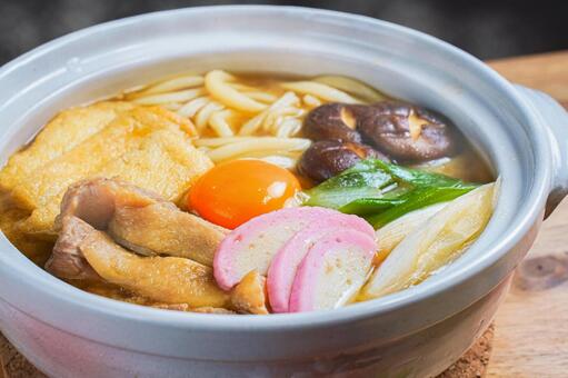 味噌煮込みうどん 味噌煮込み,うどん,味噌味の写真素材