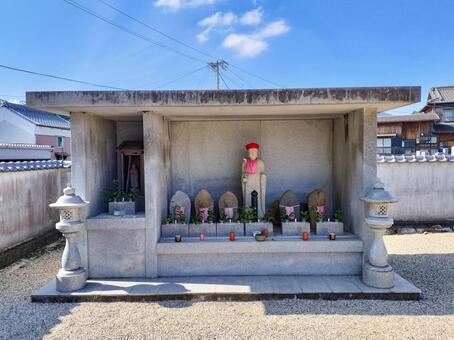 旧東海道「関宿」の清浄山福蔵寺　お地蔵様 関宿,福蔵寺,清浄山の写真素材