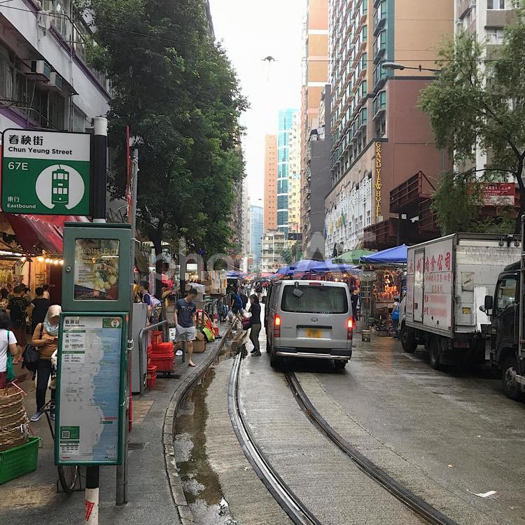 香港・春秧街のマーケット 香港,ホンコン,春秧街の写真素材