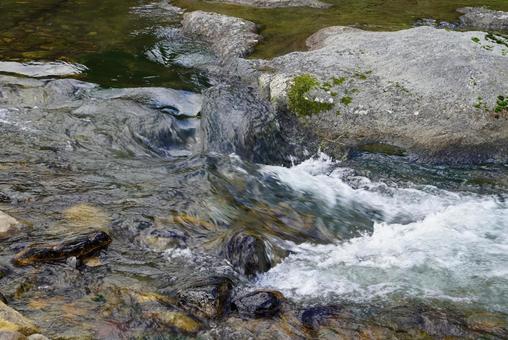 川の流れ 川,流れ,風景の写真素材