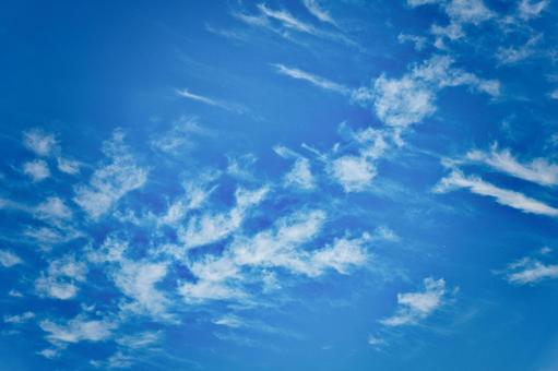 青空の背景素材 青空の背景素材の写真