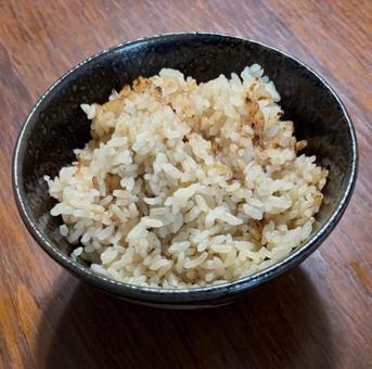 あきたこまちおでん汁の炊き込みご飯 茶碗飯,ご飯,あきたこまちの写真素材