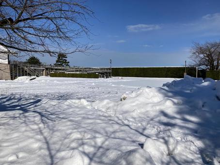 雪景色 雪景色の写真