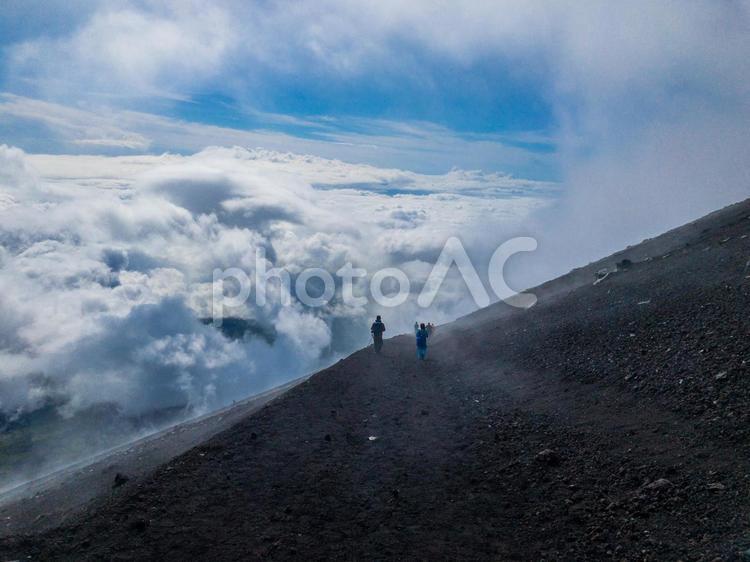 富士山の雲海 自然,風景,景色の写真素材