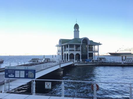 みなとみらい　ぷかり桟橋 ぷかり桟橋,みなとみらい,横浜の写真素材