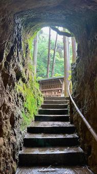 聖域への入り口 寺,自然,景色の写真素材