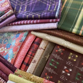 着物はぎれ 着物,きもの,キモノの写真素材