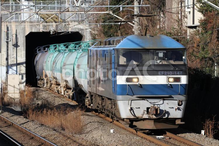 JR貨物、EF210電気機関車 鉄道,交通,電車の写真素材