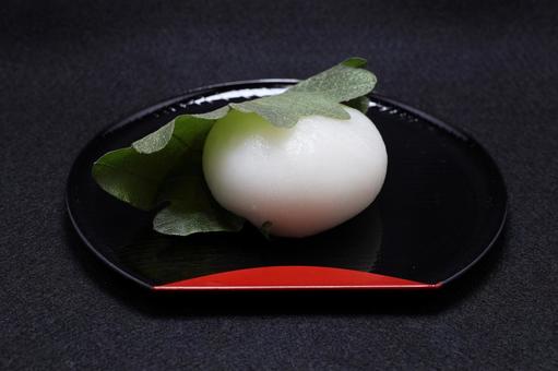 柏餅 柏餅 柏餅,かしわもち,もち米粉の写真素材