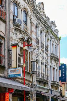 台湾・台北の街並み(迪化街) 台湾・台北の街並み(迪化街) 台湾,台北,迪化街の写真素材