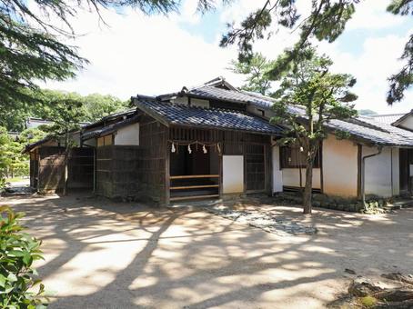 吉田松陰幽囚ノ旧宅 吉田松陰,幽閉,実家の写真素材