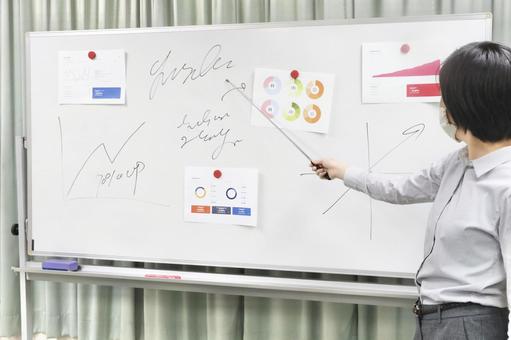 Lecturer holding a seminar Lecturer holding a seminar