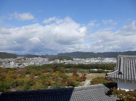 【風景写真】姫路城からの眺め 【風景写真】姫路城からの眺めの写真