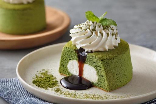 抹茶ケーキ-1 抹茶ケーキ-1の写真