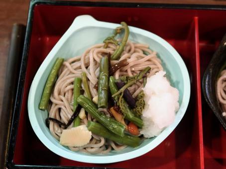 つくば 長月御膳 山菜おろしそば つくば,長月御膳,おろしそばの写真素材