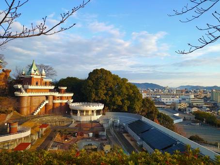 手柄山中央公園・手柄山平和公園 壁紙 秋 手柄山中央公園・手柄山平和公園 壁紙 秋 手柄山中央公園,手柄山平和公園,スリラー塔の写真素材