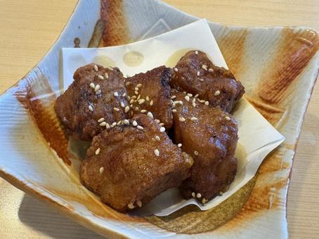 まぐろザンギ まぐろザンギ まぐろザンギ,ザンギ,マグロの写真素材