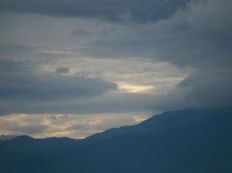 山と空 山と空の写真